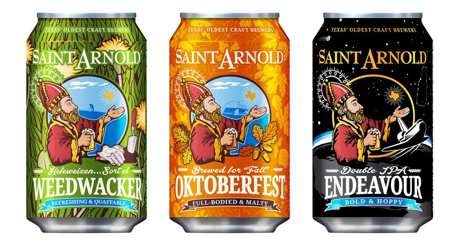 Saint Arnold Brewing Expands Cans to Include Weedwacker and Endeavour, featured image