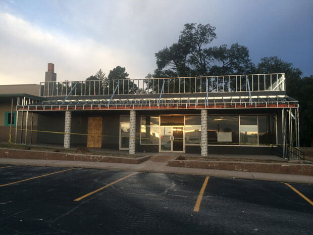 The space under construction