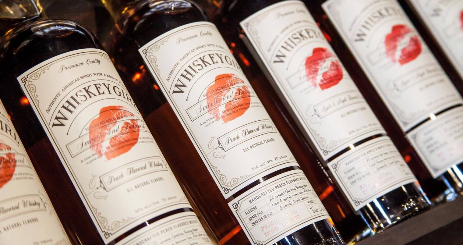Whiskey Girl Is "Putting the Balls Back In Girls' Night", whiskey bottles, various flavors, what's chilling right now, featured image