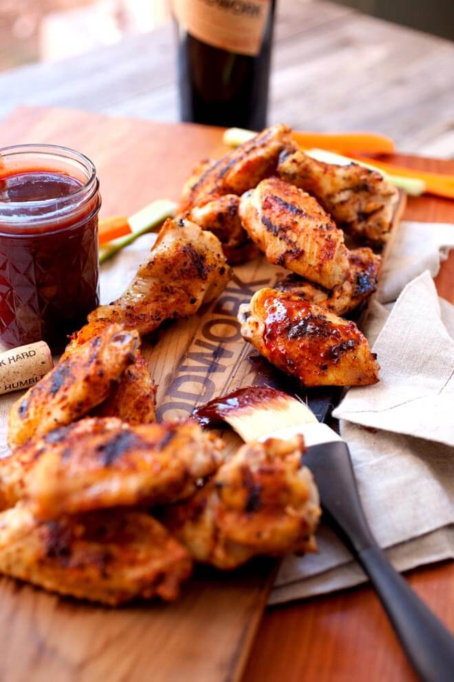 Cedar Grilled Chicken Wings