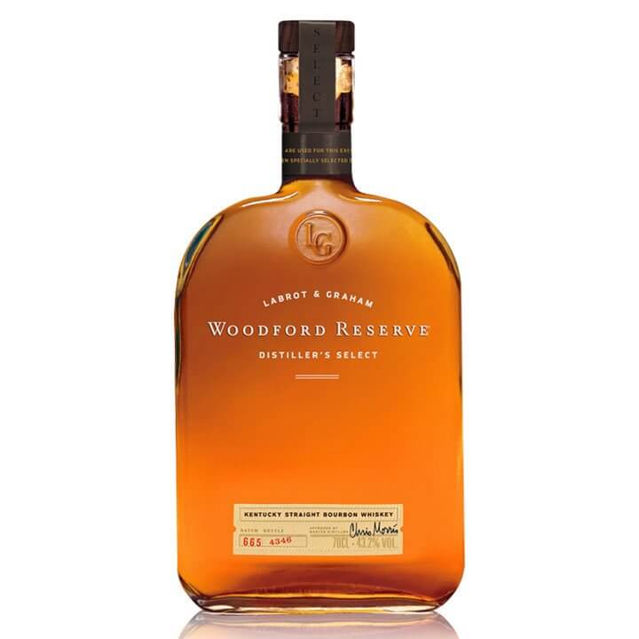 Woodford Reserve Distillers Select, bottle on white
