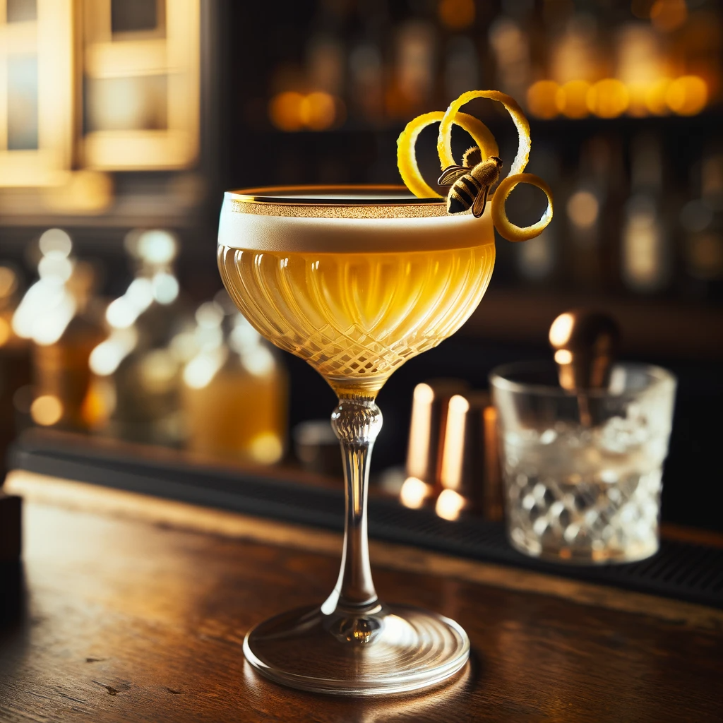bees knees cocktail