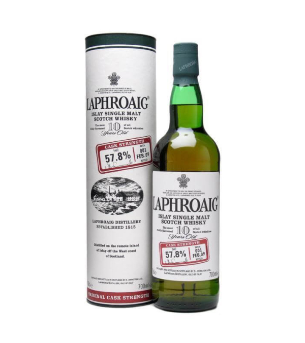 Laphroaig Cask Strength Scotch - Premium High-Proof Whisky from Islay