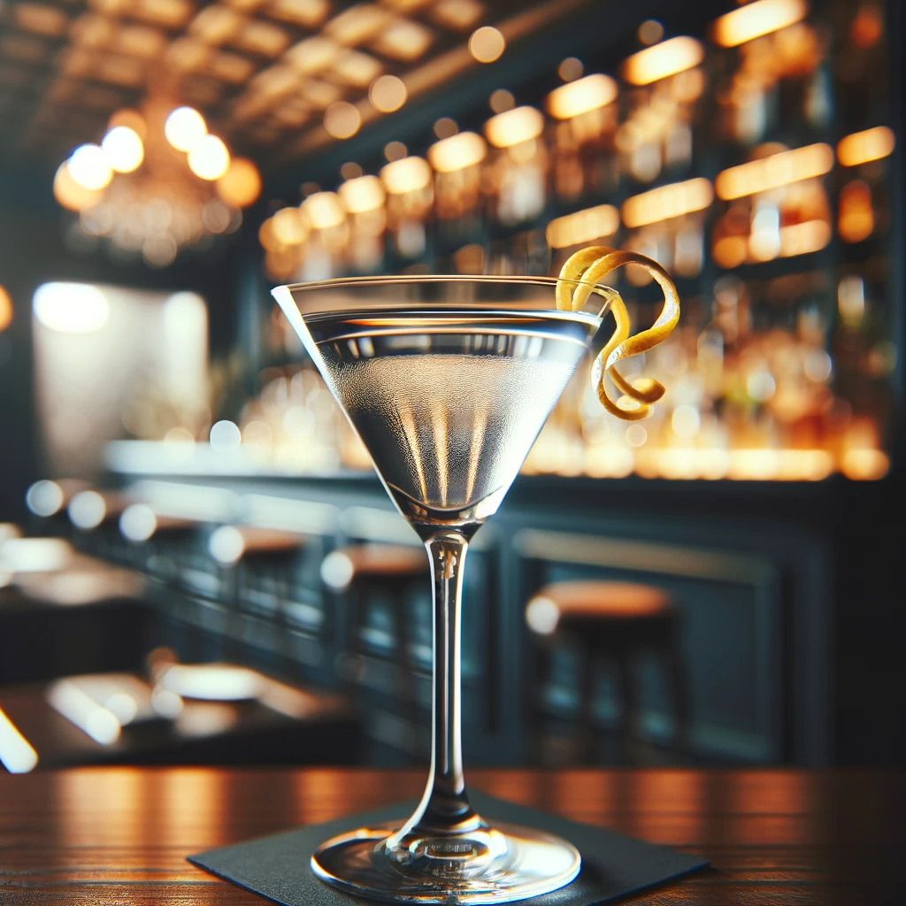 vesper martini cocktail